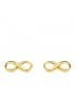 Ohrringe Infinity Damen 750 Gold 21138, mit Unendlich-Motiv 8 mm