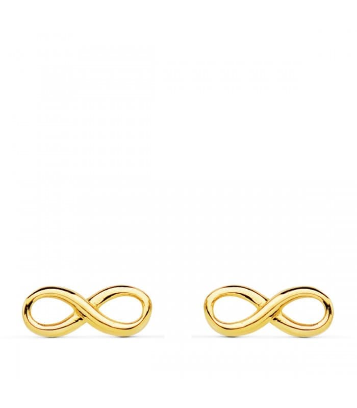 Ohrringe Infinity Damen 750 Gold 21138, mit Unendlich-Motiv 8 mm