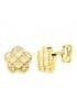 Ohrstecker Blume, poliert, 7,5 mm | Ohrringe Damen 750 Gelbgold