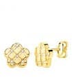 Boucles d'oreilles Jolie Fleur Or Jaune 18K