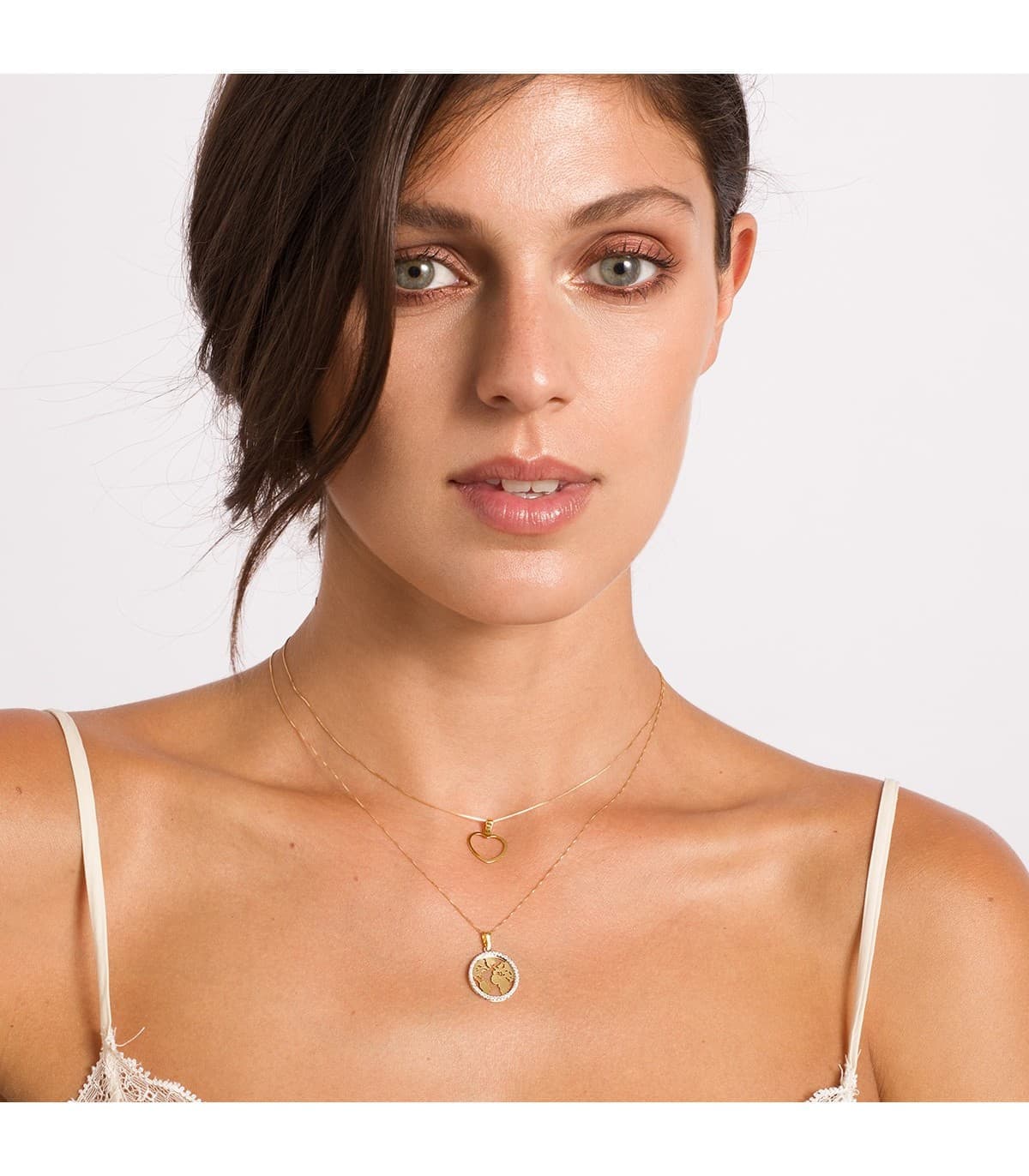 Ciondolo Suli oro giallo 18kt Cuore - Regalo San Valentino Donna
