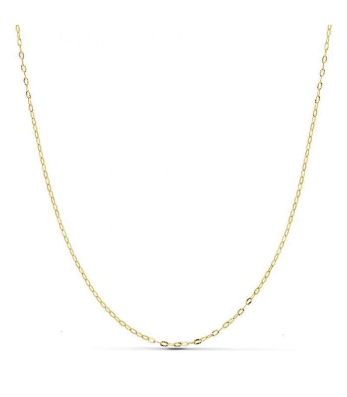 Cadena Forzada 1 mm 18 Ktes 40cm