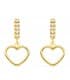 Boucles d'oreilles Suli Or Jaune 18K Coeur