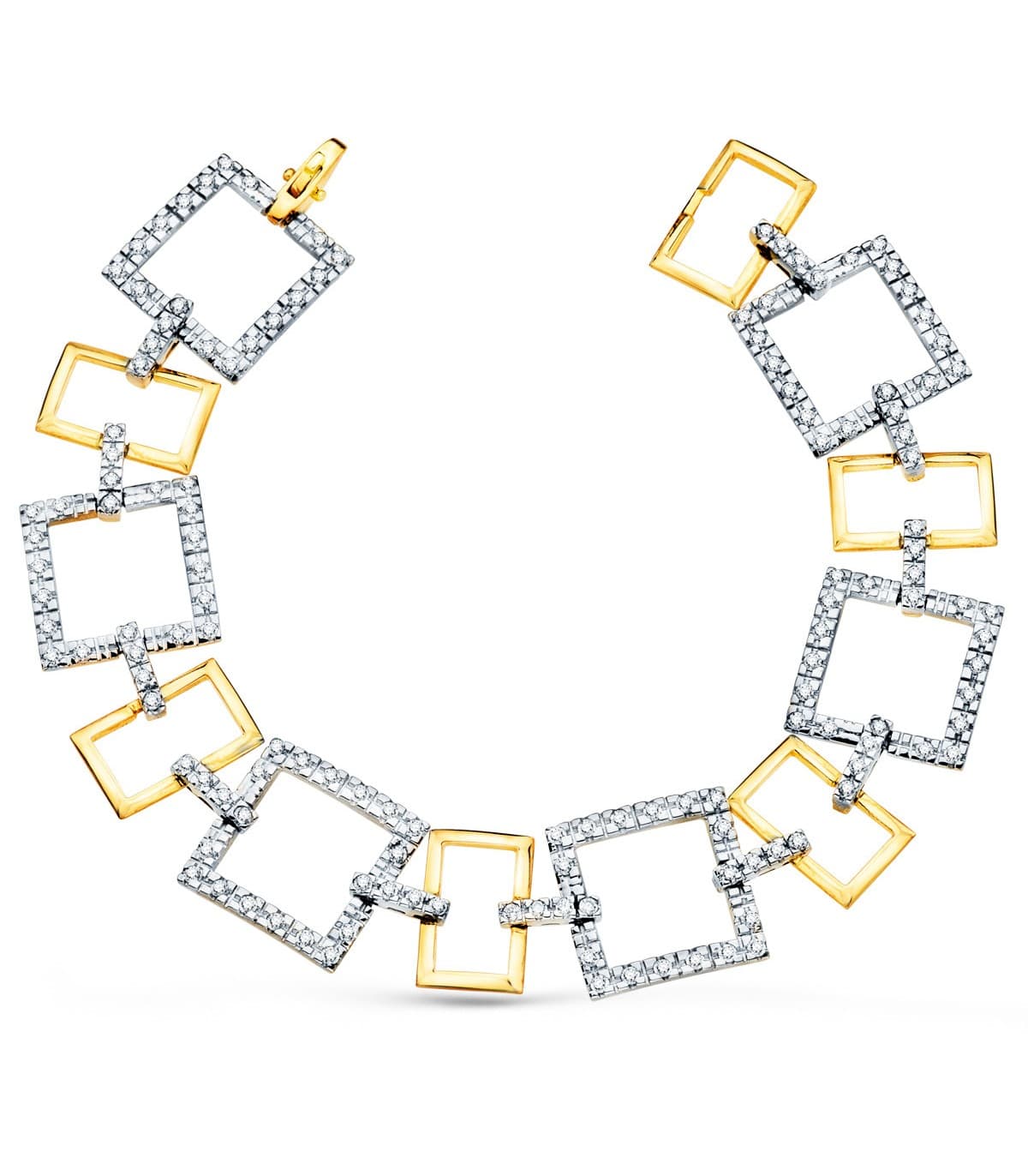 Pulsera Mujer Oro Bicolor 18K Erica