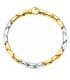 Pulsera Mujer Oro Bicolor 18K Zambia