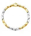 Bracciale donna oro bianco e giallo 18kt Zambia
