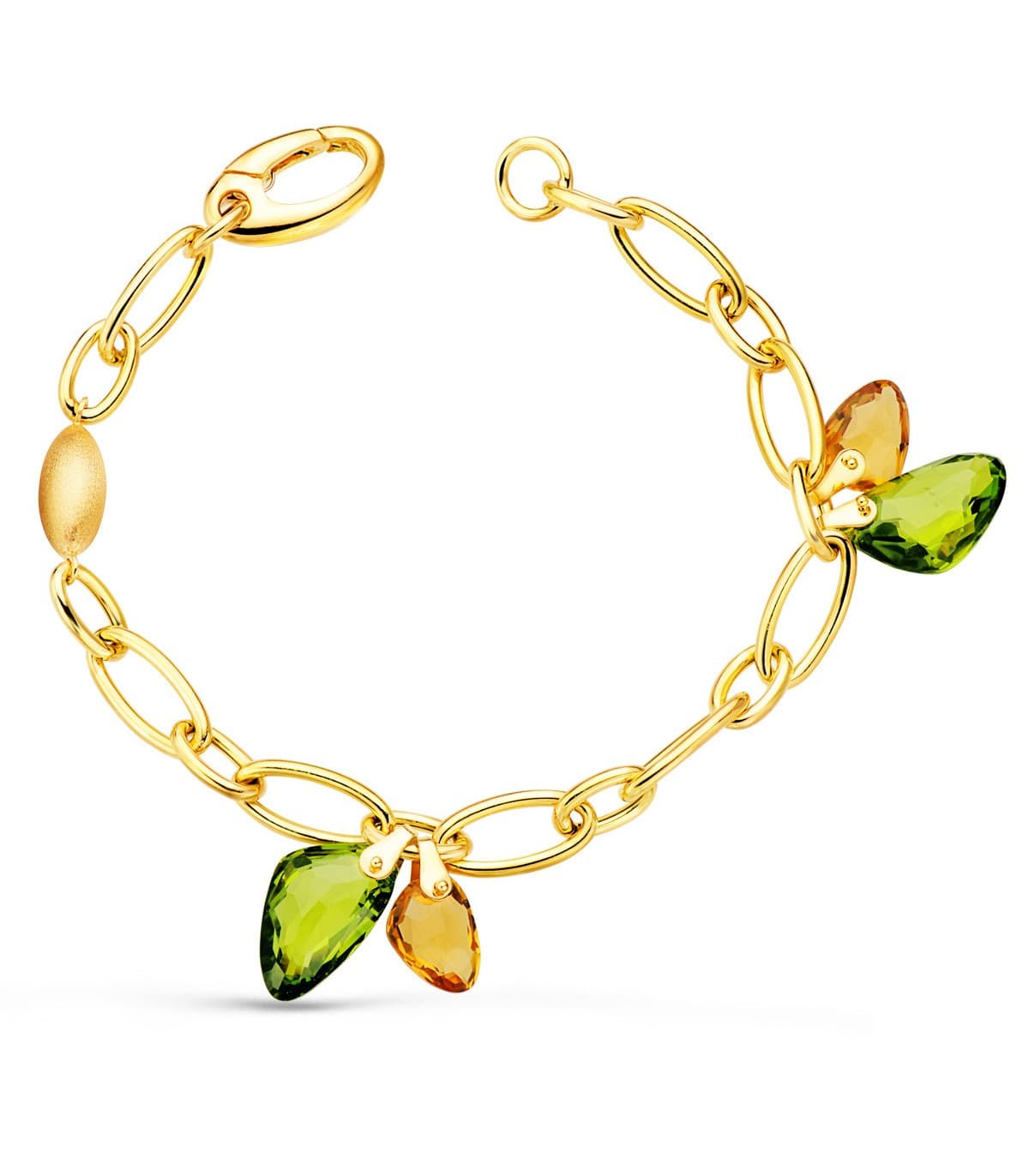 Bracelet Femme Or Jaune 18K Mangue