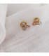 Pendientes Perlas Cultivadas Sophia Oro Amarillo 18 K 9,5 MM