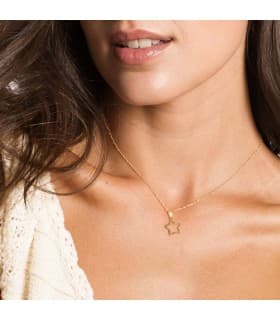 Ciondolo Suli oro giallo 18kt Stella 13 mm