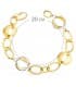Pulsera Mujer Oro Bicolor 18K Iluminada