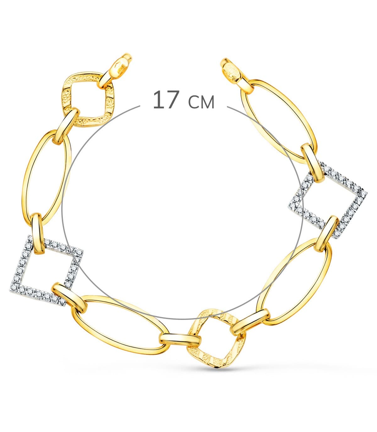 Bracelet Femme Or Bicolore 18K Cayetana