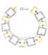 Pulsera Mujer Oro Bicolor 18K Erica