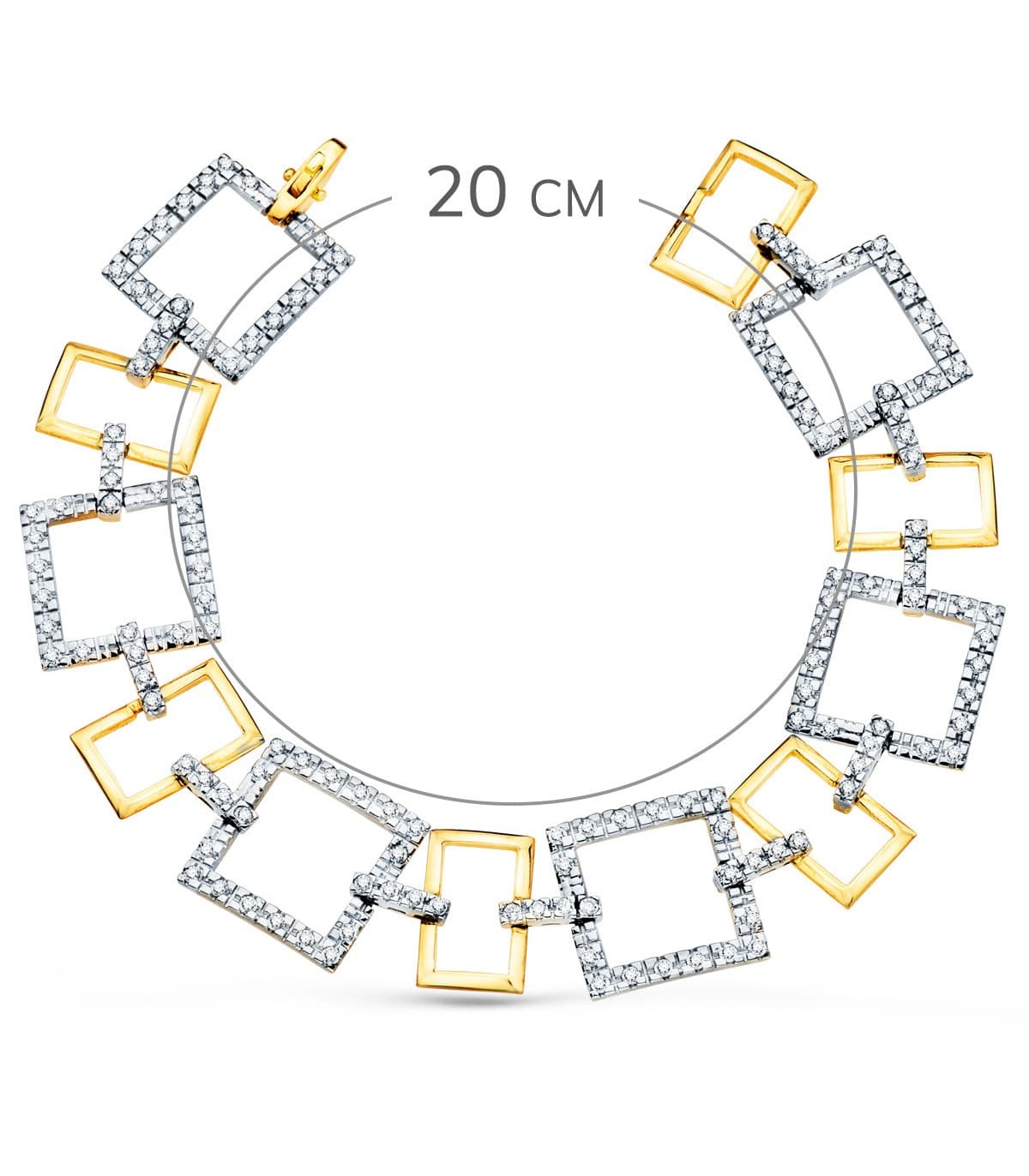 Pulsera Mujer Oro Bicolor 18K Erica