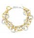 Pulsera Mujer Oro Bicolor 18K Roselina