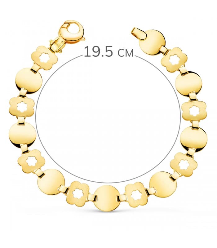 Pulsera Mujer Oro Amarillo 18K Mandy