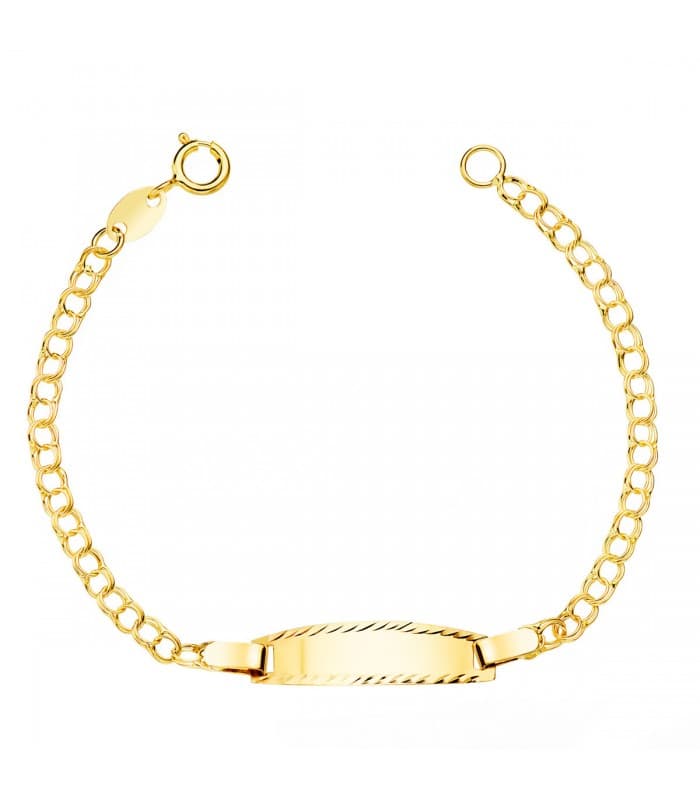 Esclava Bebé Oro Amarillo 18K Hungarina 13.5 cm