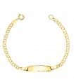 Esclava Bebé Oro Amarillo 18K Hungarina 13.5 cm