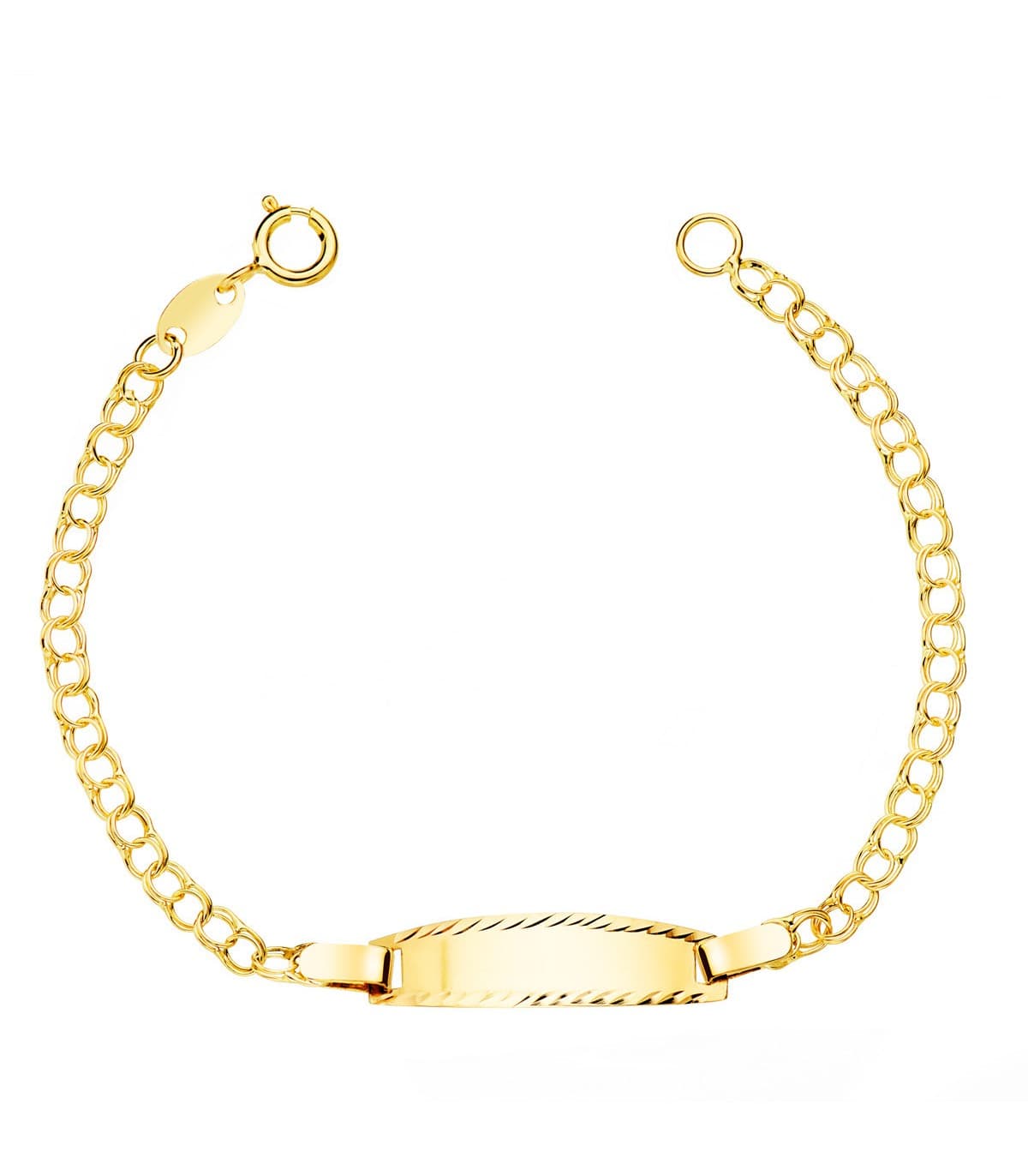 Esclava Bebé Oro Amarillo 18K Hungarina 13.5 cm