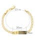 Esclava Bebé Oro Amarillo 18K Hungarina Oso 13 cm