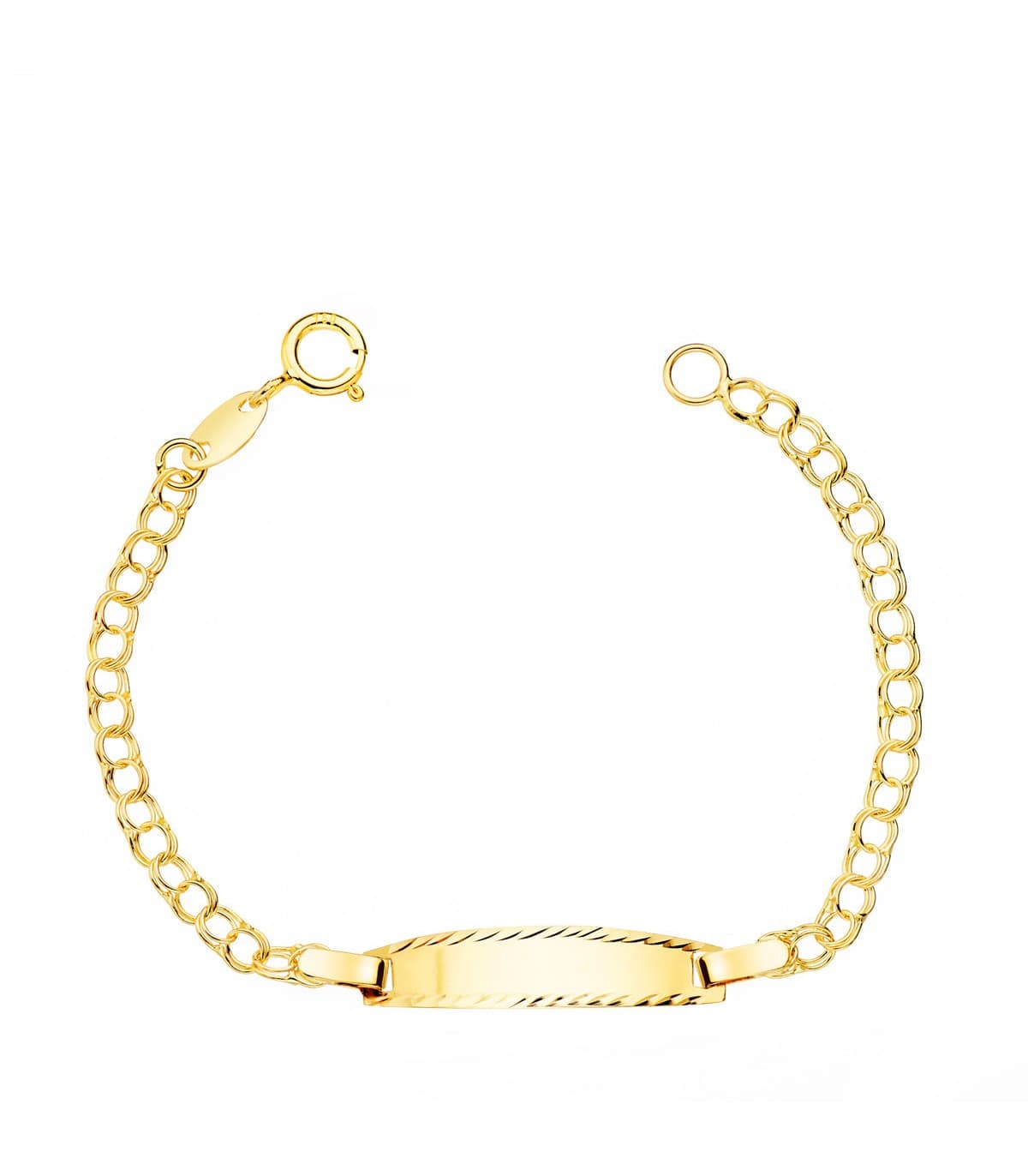 Gourmette Bébé Or Jaune 18K Hongroise 11.5 cm
