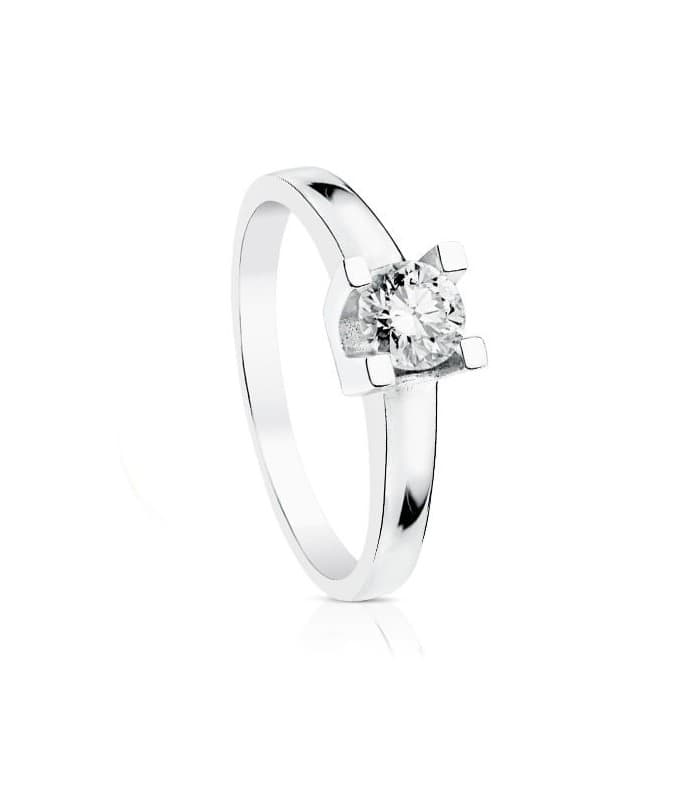 Solitario Parisee 0.300 qtes 18 Ktes.