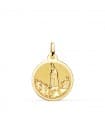 Médaille Vierge Fatime Or 18K 18mm Brillant