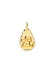Médaille Ange Goutte Or Jaune 18 K 19 MM