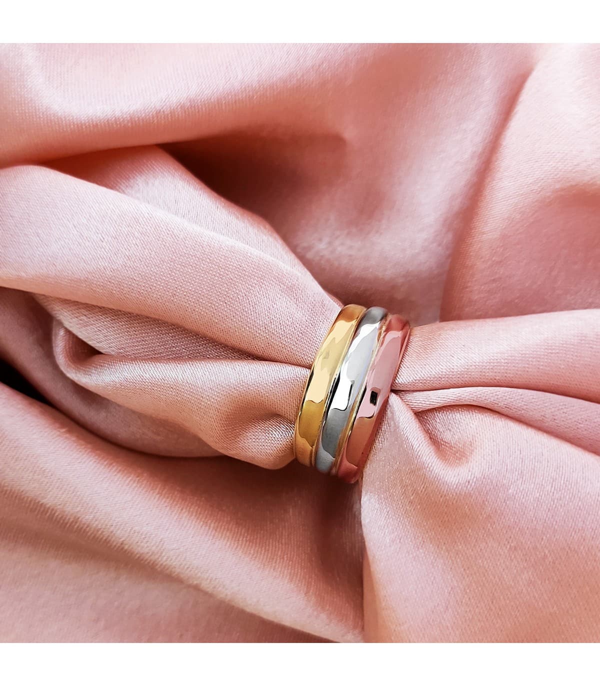 MIRIAM Bandring aus Gelb-/Weiß- und Rottgold 18K | Schmuck für Damen, online kaufen