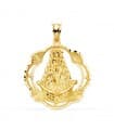 Madonna von Rocio Medaille Gelbgold 18K P3044-330