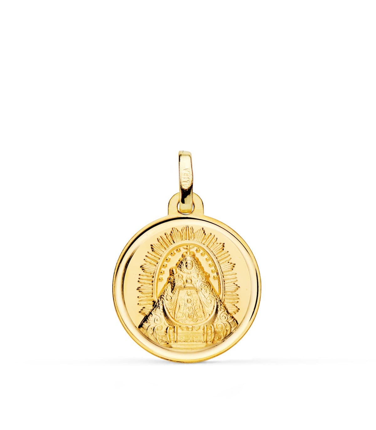 Médaille Notre-Dame des Neiges Or 18K 18mm Biseau