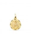 Madonna von Rocio Medaille Gelbgold 18K P3048-316