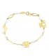 Pulsera 1ª  Comunión Oro 9K 17 cm Animales y Perlas