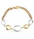 Bracelet Femme Or Tricolore 9K Rosalía