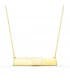 Collar personalizado barra Oro Amarillo 18K 25