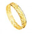 Anillo Oro amarillo 18K Trenza
