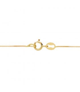Gargantilla mujer chatón grano Oro amarillo 18k