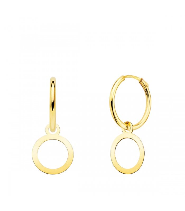 Créoles Cercle Or Jaune 18k