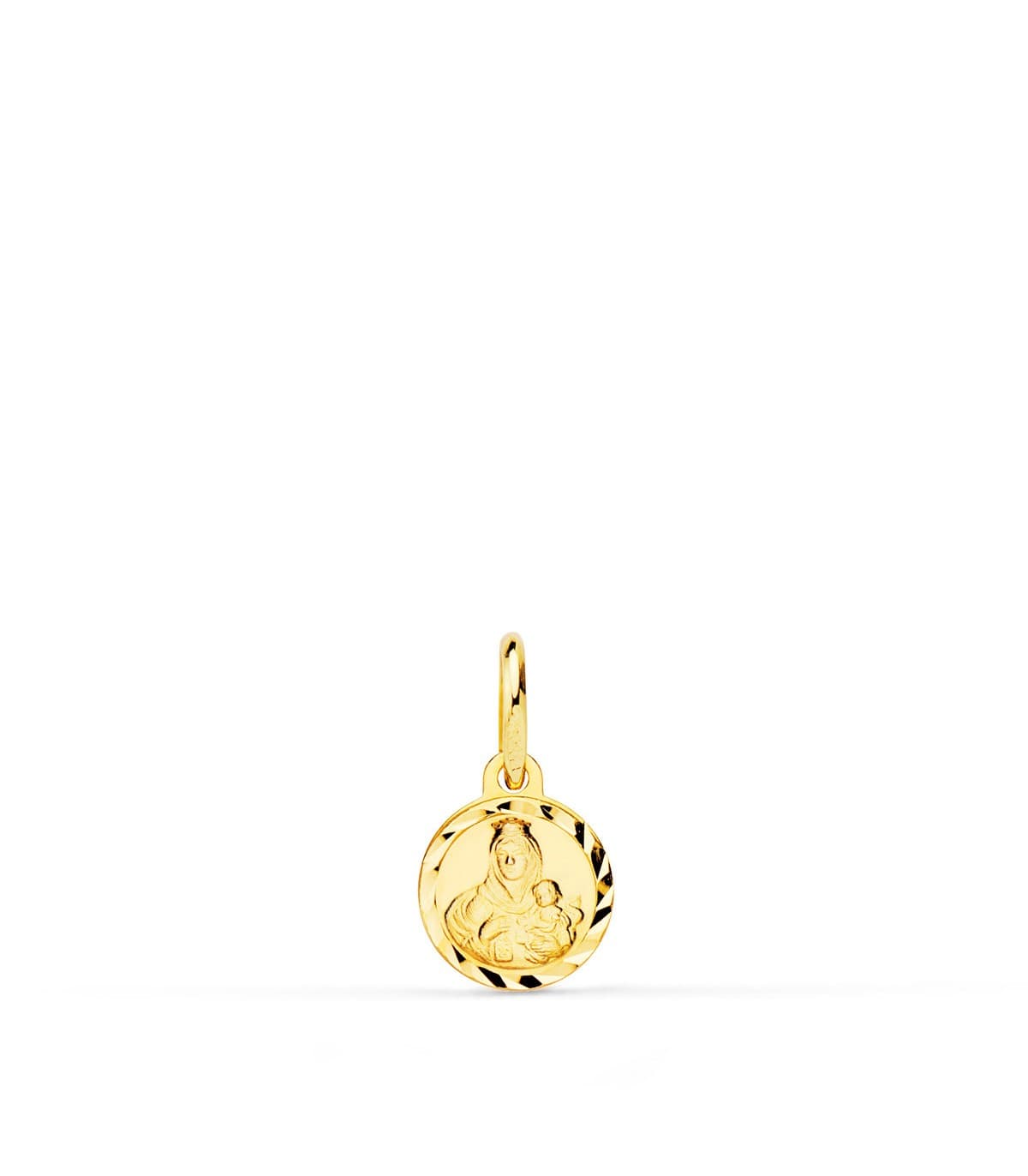 Scapolare del Carmelo e Cuore di Gesù per nascita - Oro giallo 750/1000
