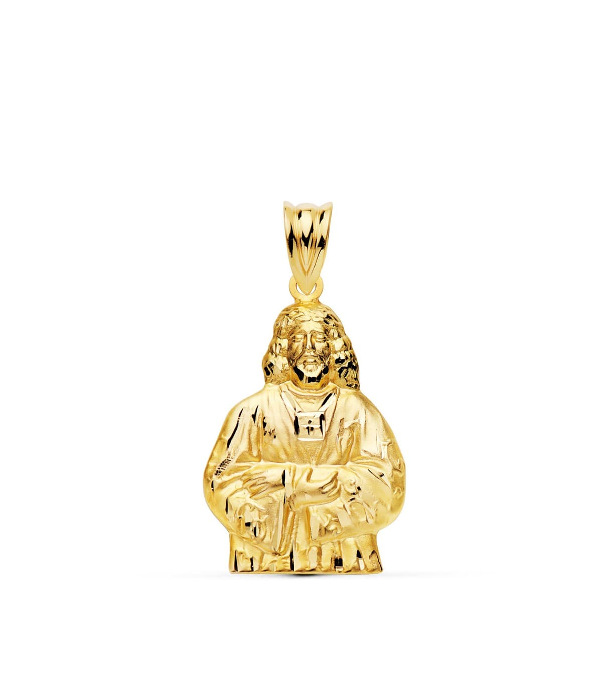 Medalla Silueta Cristo Medinaceli Oro 18K 27mm