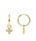 Pendientes Aro Croix Oro Amarillo 18k