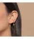 Pendientes Aro Puñal Oro Amarillo 18k AROS CON COLGANTES DE FORMAS