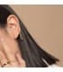 Orecchini a cerchio con pendenti Serpenti oro 18kt