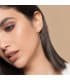 Aros con Colgante Cruz Oro Amarillo 18k pendientes mujer