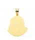 comprar joyas online - Cristo Santo rostro 24x22mm colgante religioso oro 18K
