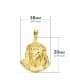 Cristo Santo rostro 18x16mm