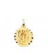 Médaille Ange Gardien et Enfant Or 18k 18mm