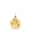 Engel Anhänger aus 750er Gelbgold | P9345-316