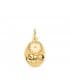 Medalla  niño y reloj oval grande oro 18ktes