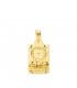 Medalla niño y reloj rectangular oro 18ktes