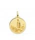Medalla Virgen de Fátima Oro 18K 22mm Bisel